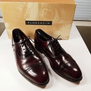 Florsheim Lexington Mens Shoes Wine Sz 10.5 D